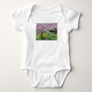 Springtime in Claude Monet's Garden Baby Bodysuit