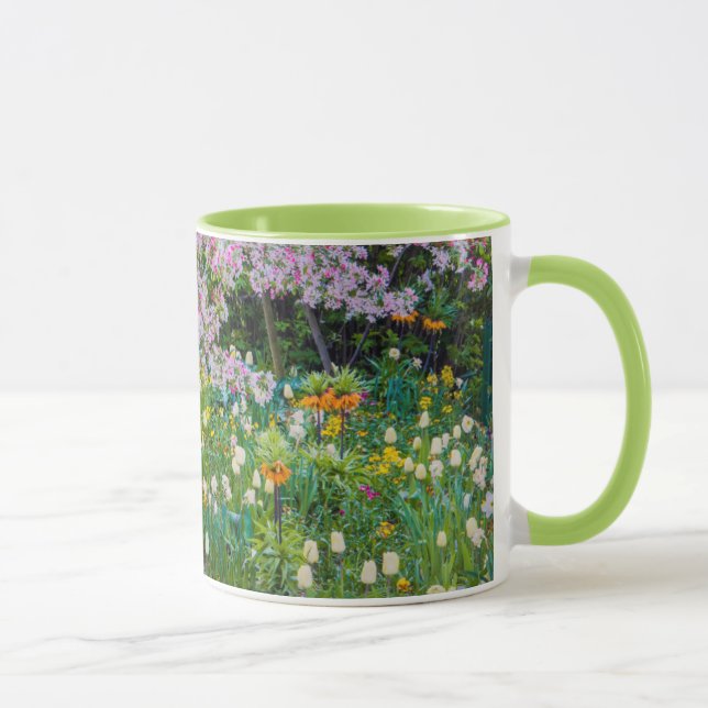 Springtime in Claude Monet's garden Mug (Right)