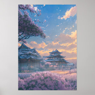 Springtime in Countryside Poster