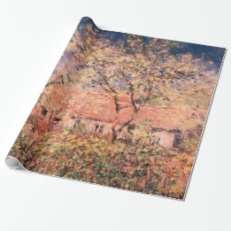 Springtime in Giverny by Claude Monet Wrapping Paper