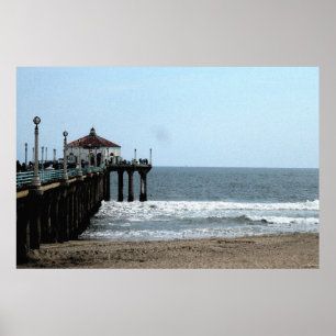 Springtime in Manhattan Beach 36 x 24 Poster