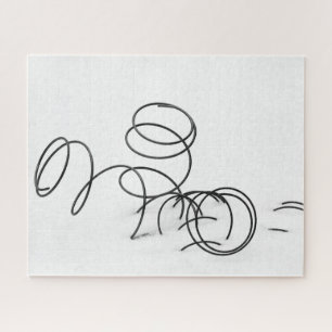 Springtime In March Abstract Art Jigsaw Puzzle