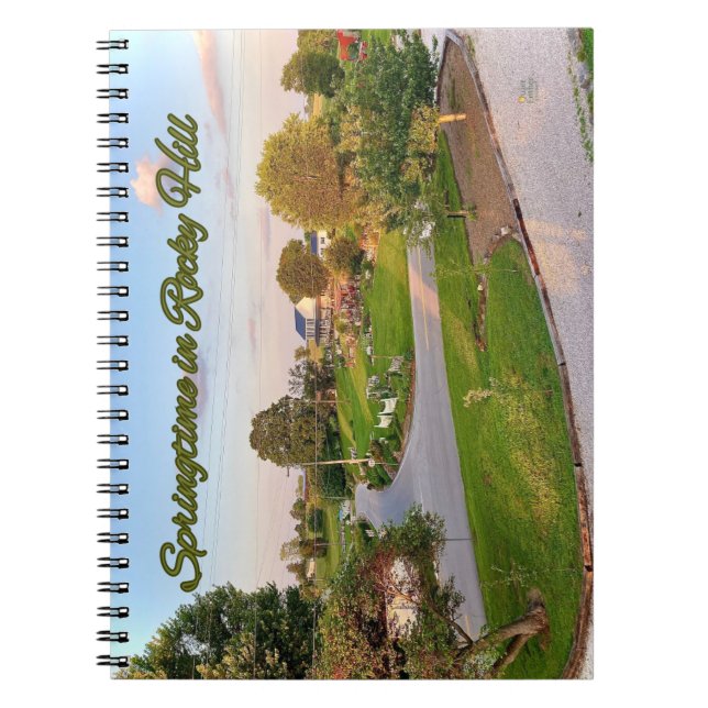 Springtime in Rocky Hill Notebook (Front)