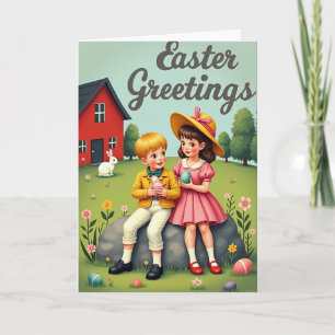 Springtime Joy Scene Card