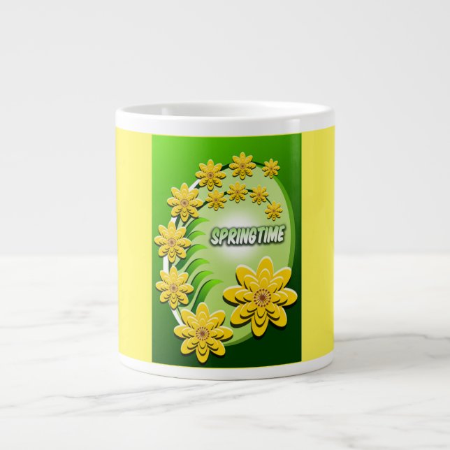 SPRINGTIME LARGE COFFEE MUG (Front)