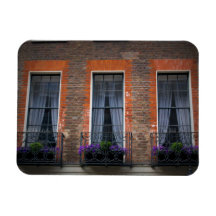 Springtime London Lavender Window Boxes - Magnet