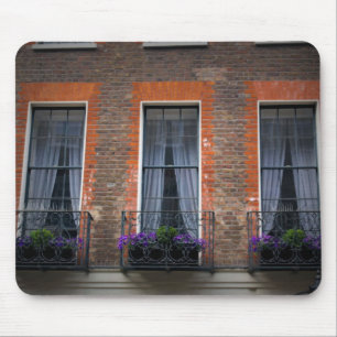 Springtime London Lavender Window Boxes Mouse Mat