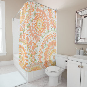 Springtime Mandalas Shower Curtain