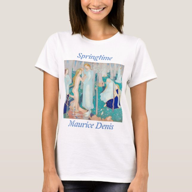 Springtime Maurice Denis Art Nouveau T-Shirt (Front)