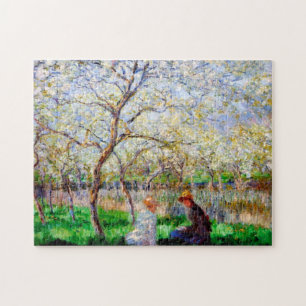 Springtime, Monet Jigsaw Puzzle