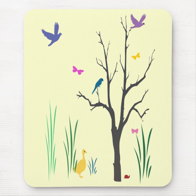 Springtime Mouse Mat (Front)