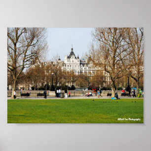 Springtime on the Embankment Poster