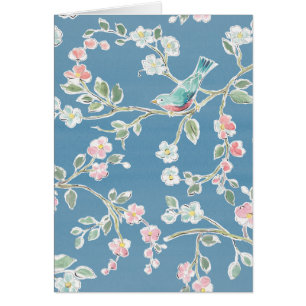 Springtime Pattern - Birds & Flowers