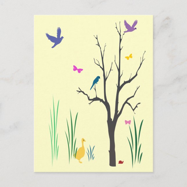 Springtime Postcard (Front)