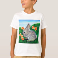 Springtime Rabbit Painting
