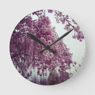 Springtime Round Clock