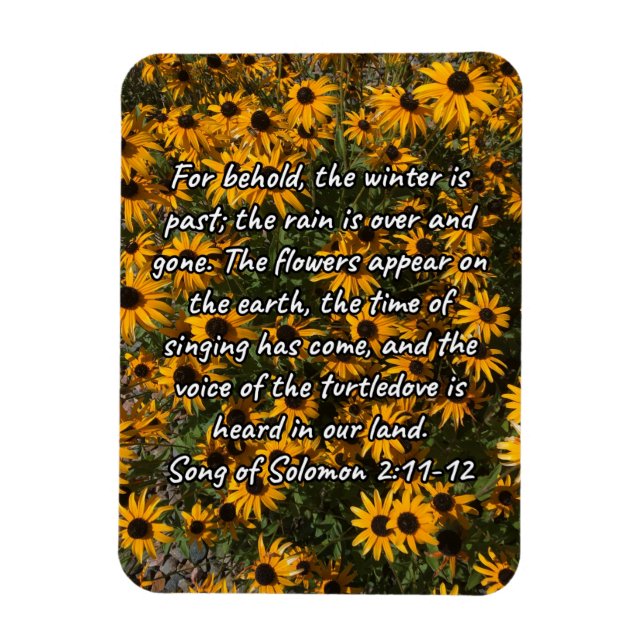 Springtime Song of Solomon Magnet (Vertical)
