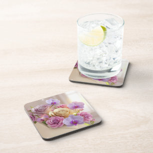 Springtime Splendour 3D Greeting Card with Dew-Kis Coaster