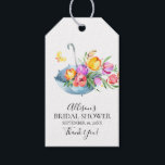 Springtime Tulips Bridal Shower Favour Gift Tag<br><div class="desc">Beautiful tulip floral favour gift tag for a springtime bridal  shower.  Visit our shop to view our entire spring floral collection!</div>