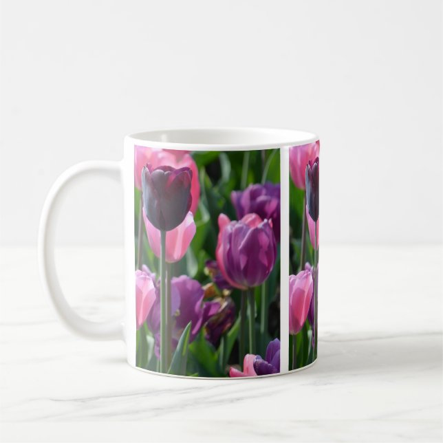 Springtime Tulips Mug (Left)