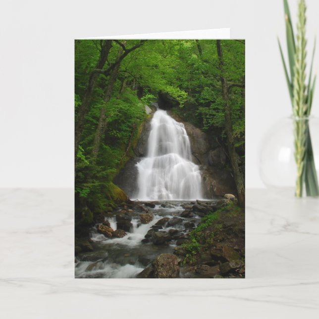 Springtime Waterfall Card (Front)