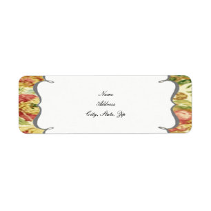 Springtime Wedding Address Labels