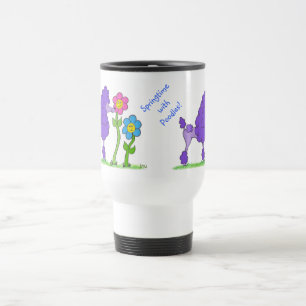 Springtime with Poodles Mug