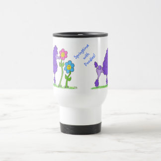 Springtime with Poodles Mug