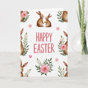 Springtime Woodland Animal Card