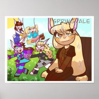 Springvale Rabbits Poster 