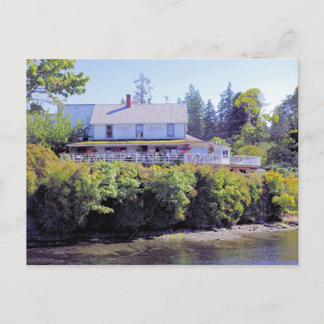 Springwater Lodge - Mayne Island Postcard (Front)