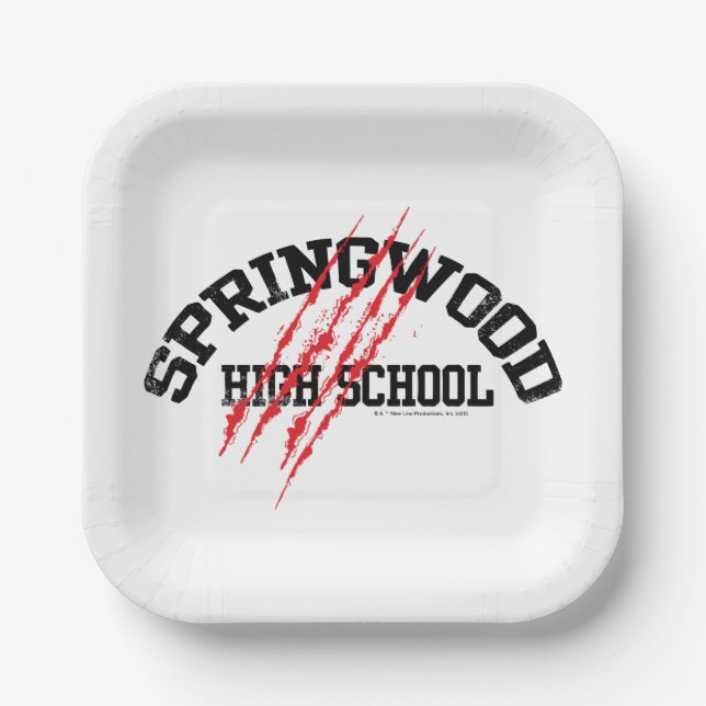 Springwood High School Paper Plate (Front)