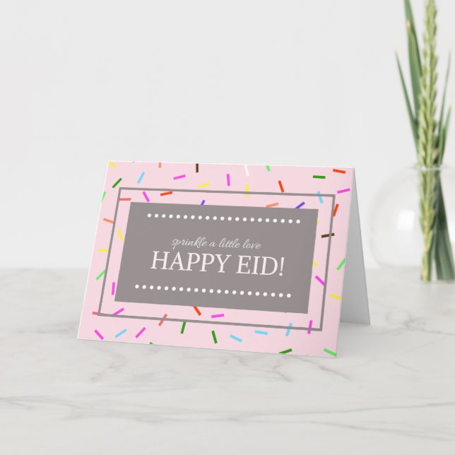 Sprinkle A Little Love Eid Card (Front)