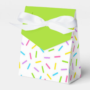 Sprinkle and Green Treat Favour Boxes