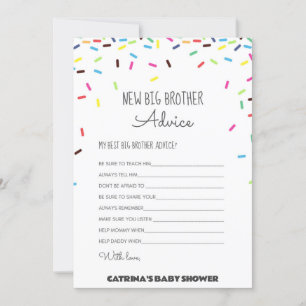 Sprinkle Baby Shower - Editable Name, 5x7 Invitation