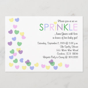 Sprinkle Baby Shower Invitation
