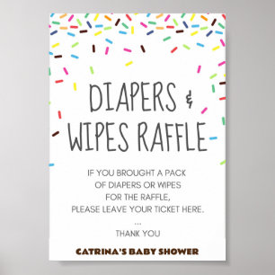 Sprinkle Baby Shower Party Sign
