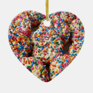 Sprinkle Cookies Ceramic Tree Decoration