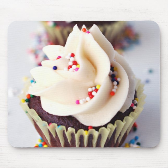 Sprinkle Cupcakes Mouse Mat (Front)