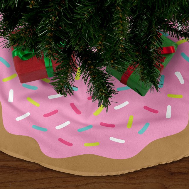 Sprinkle Doughnut Cute Christmas Tree Skirt (Creator Uploaded)