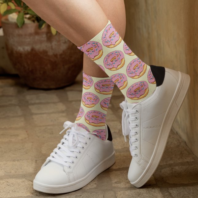 Sprinkle Doughnuts Socks (Creator Uploaded)