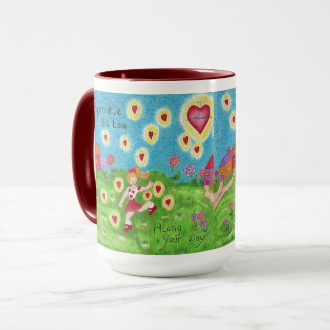 Sprinkle His Love Along Your Way Mug (Front Left)