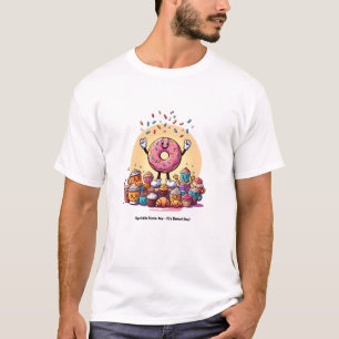 Sprinkle Joy: Irresistible Doughnut Day T-Shirt