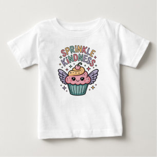 Sprinkle Kindness Cupcake Baby T-Shirt