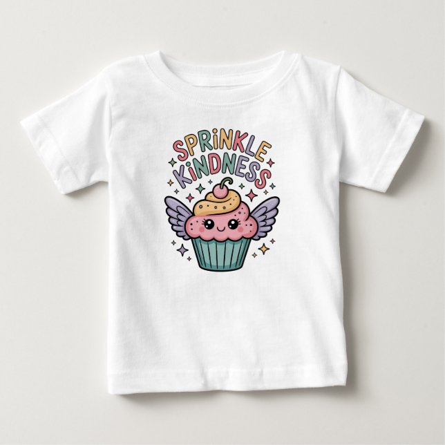 Sprinkle Kindness | Cupcake Baby T-Shirt (Front)