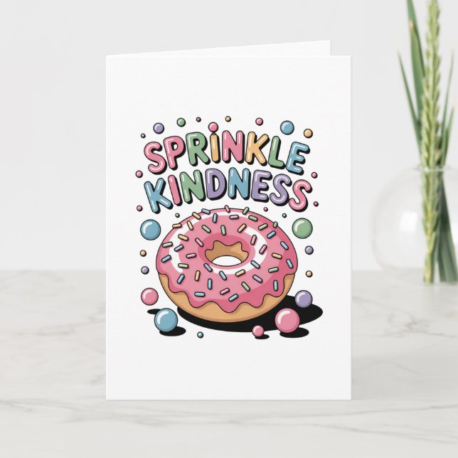Sprinkle Kindness | Doughnut Card (Front)