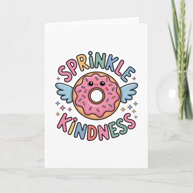 Sprinkle Kindness | Doughnut Card (Front)