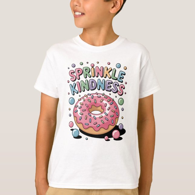 Sprinkle Kindness | Doughnut Kids T-Shirt (Front)