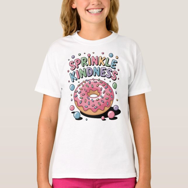 Sprinkle Kindness | Doughnut Kids T-Shirt (Front)