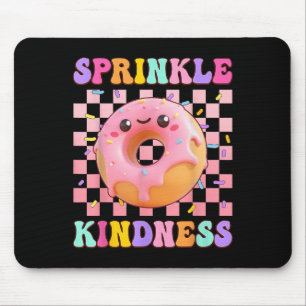 Sprinkle Kindness Groovy Doughnut Doughnut Lover G Mouse Mat